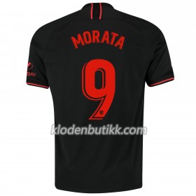 Atlético Madrid Morata 9 Borte Fotballdrakt 2019-2020 Kortermet